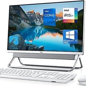 Dell Inspiron 5400 All in One Desktop Computer, 23.8” FHD Touchscreen, Intel 11th Gen i7-1165G7 Upto 4.7GHz, 16GB RAM, 1TB SSD, Webcam, HDMI, SD-Card, USB Type-C - Windows 10 Pro