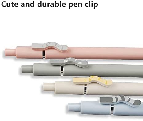 4PCS Cute Cat Press 0.5 Cute Student Office Gel Pen Quick-Drying Neutral Pen Retractable Gel Ink Black Pen Rollerball Pens for Cat Lovers Kids Stationery School Office Supplies - Image 6