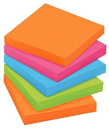 Post-it Super Sticky Notes, 3x3 in, 24 Pads, 2x the Sticking Power, Rio de Janeiro Collection, Bright Colors (Orange, Pink, Blue, Green), Recyclable (654-24SSAU-CP) - Image 3