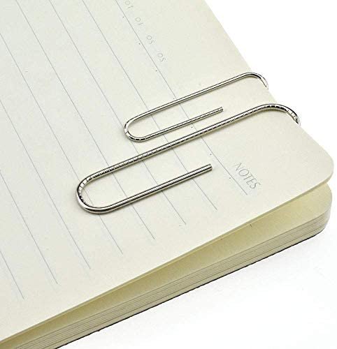 Paper Clips NonSkid, Medium and Jumbo Paper Clips (1.3 inch & 2.0 inch), Durable & Rustproof, Coated Paper Clip Great for Office School and Personal Use - Image 6