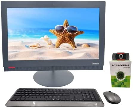 Lenovo Desktop M810z All in One Computer PC, Intel i3-6100 3.70 GHz Processor, 8GB Ram, 256GB SSD, WiFi & Bluetooth, Wireless Keyboard Mouse, External Webcam, Windows 10 Pro (Renewed) - Image 2