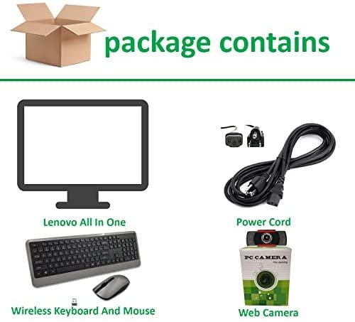 Lenovo Desktop M810z All in One Computer PC, Intel i3-6100 3.70 GHz Processor, 8GB Ram, 256GB SSD, WiFi & Bluetooth, Wireless Keyboard Mouse, External Webcam, Windows 10 Pro (Renewed) - Image 5