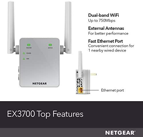NETGEAR Wi-Fi Range Extender EX3700 - Coverage Up to 1000 Sq Ft and 15 Devices with AC750 Dual Band Wireless Signal Booster & Repeater (Up to 750Mbps Speed), and Compact Wall Plug Design - Image 6
