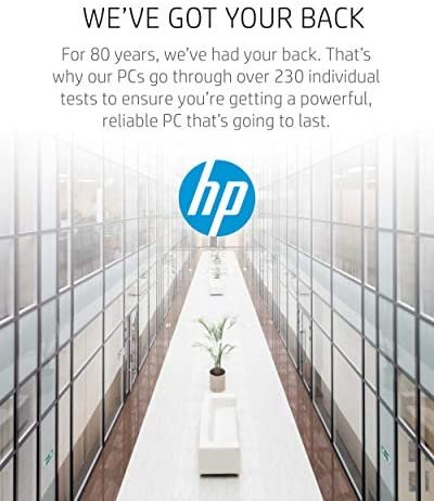 HP 21 All-in-One PC, Intel Pentium Silver J5040 Quad-Core Processor, 4 GB RAM, 128 GB SSD Storage, 20.7-inch Full HD Display, Windows 10 Home with Enhanced Security, Privacy Camera (21-b0020, 2020) - Image 8