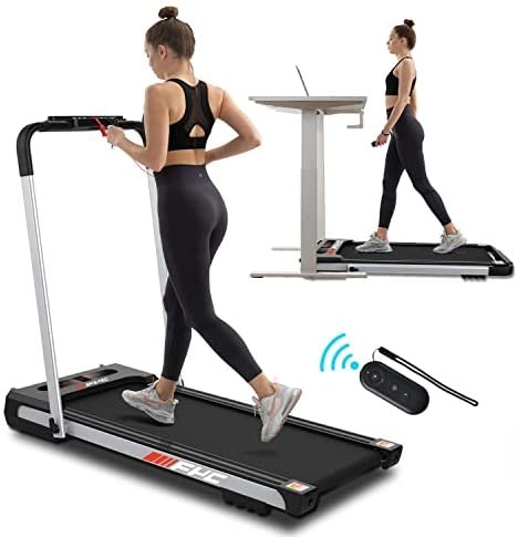 FYC Under Desk Treadmill - 2 in 1 Folding Treadmill for Home 2.5 HP, Installation-Free Foldable Treadmill Compact Electric Running Machine, Remote Control & LED Display Walking Running Jogging for Home Office Use - Image 2