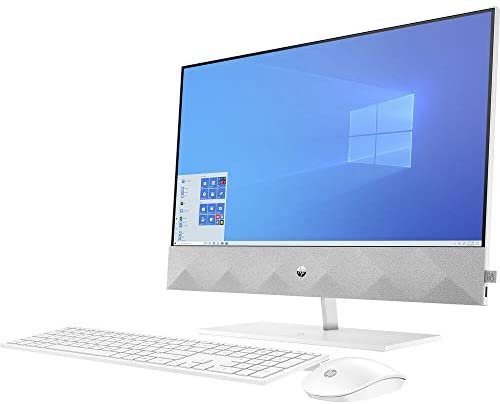 HP Pavilion 27 Touch Desktop 10TB SSD 64GB RAM Extreme (Intel Core i9-10900 Processor with Turbo Boost to 5.20GHz, 64 GB RAM, 10 TB SSD, 27-inch FullHD Touchscreen, Win 10) PC Computer All-in-One - Image 3