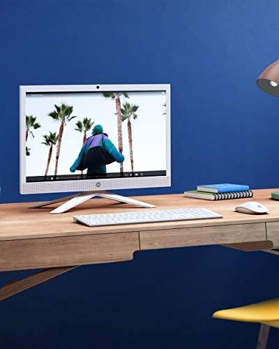 HP 21 All-in-One PC, Intel Pentium Silver J5040 Quad-Core Processor, 4 GB RAM, 128 GB SSD Storage, 20.7-inch Full HD Display, Windows 10 Home with Enhanced Security, Privacy Camera (21-b0020, 2020) - Image 9