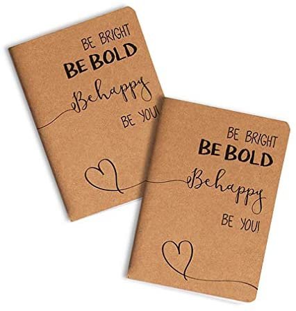 24 Pack Kraft Paper Notebook, Happy Journal (4 x 5.75 in) - Image 5