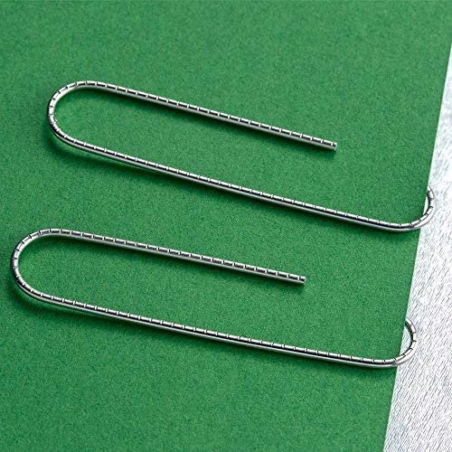 Paper Clips NonSkid, Medium and Jumbo Paper Clips (1.3 inch & 2.0 inch), Durable & Rustproof, Coated Paper Clip Great for Office School and Personal Use - Image 5