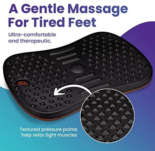 Anti-fatigue Balance Board, Standing Mat Desk Workout Equipment, Standing Desk Balance Trainer for Home or Office, Improve Posture and Circulation, Reduce Stiff Muscles from Happy Space by Hotbrands - Image 4