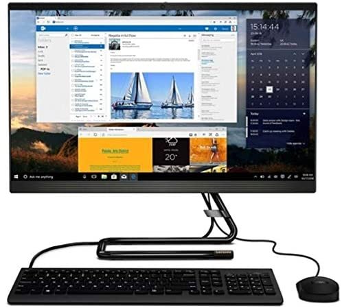 Lenovo IdeaCentre A340 All-in-One PC, 23.8" Touchscreen, 9th Gen Intel Core i3, 8GB Memory, 1TB Hard Drive, Windows 10 - Image 2