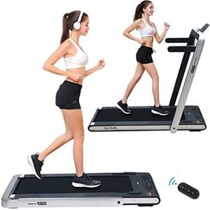 LINKLIFE 2 in 1 Portable Folding Electric Treadmill – Indoor Folding Treadmills, 2.25 HP Running Machine, Under Desk Treadmill for Office Gym Cardio Fitness (40) LINKLIFE 2 in 1 Portable Folding Electric Treadmill – Indoor Folding Treadmills, 2.25 HP Running Machine, Under Desk Treadmill for Office Gym Cardio Fitness (40)