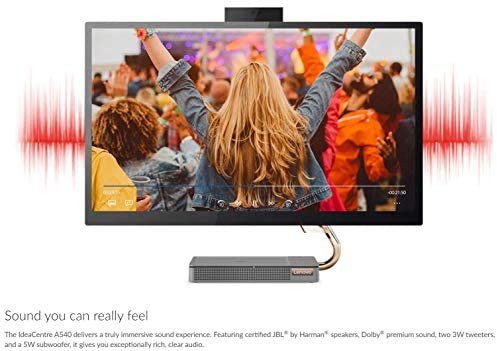 Lenovo Ideacentre 27" QHD Touchscreen All-in-One PC with 16GB DDR4 RAM, 512GB PCIe SSD, Intel 8 Core i7-9700T Processor up to 4.3 GHz, Windows 10 Home - Image 2