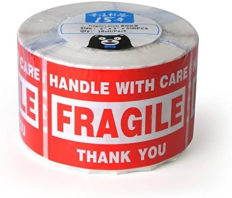 Fragile - 2"x3" Handle with Care Shipping Stickers, 500 Labels Per Roll - Image 5