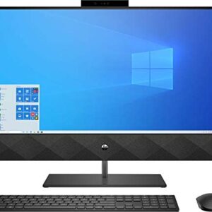 HP Pavilion 27 Touch Desktop 1TB SSD 32GB RAM Extreme (Intel Core i9-10900 Processor w Turbo Boost to 5.20GHz, 32 GB RAM, 1 TB SSD, 27-inch FHD Touchscreen, Win 10) PC Computer All-in-One Black