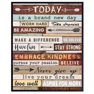 Motivational Wall Art Sign – 8×10 Picture Photo Print with Inspirational Sayings, Quotes, Phrases – Cool Unique Gift for Men, Women, Entrepreneur, Kids, Teens – Unframed Motivational Wall Art Sign – 8×10 Picture Photo Print with Inspirational Sayings, Quotes, Phrases – Cool Unique Gift for Men, Women, Entrepreneur, Kids, Teens – Unframed