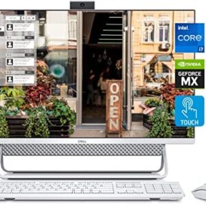 2021 Dell Inspiron 7700 27 All-in-One Desktop, 27" FHD Touchscreen, i7-1165G7, GeForce MX330, 64GB RAM, 1TB SSD, Webcam, WiFi 6, Bluetooth 5, Wireless Keyboard and Mouse, Win 10 Home