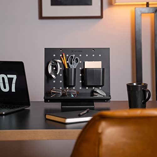 XFORM Desktop Storage - Office Desk Organizer - Home Office Accessory - Made of Metal with Matte Black Finish - Modern Design - Customizable - Convenient for any Workspace - Image 2