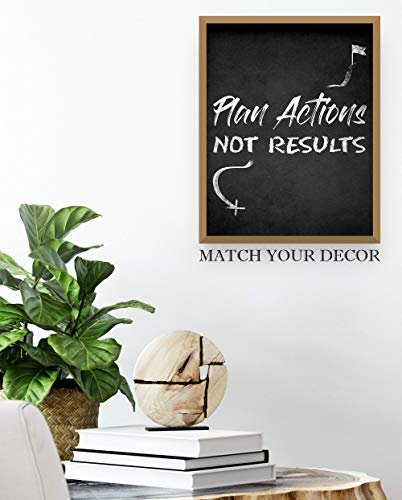 Plan Actions Not Results Quote Wall Art Chalkboard Style 11x14 inch Unframed Print Poster With Motivational Saying. Gift for Entrepreneur, Student, Athlete. Office, Classroom, Gym, Locker Room Decor - Image 8