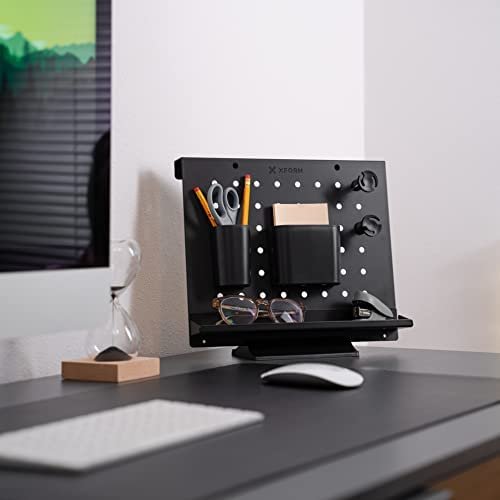 XFORM Desktop Storage - Office Desk Organizer - Home Office Accessory - Made of Metal with Matte Black Finish - Modern Design - Customizable - Convenient for any Workspace - Image 4