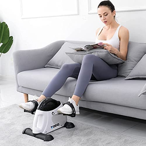 TODO Mini Exercise Bike Pedal Exerciser Foot Peddler Portable Therapy Bicycle with Digital Monitor - Image 9