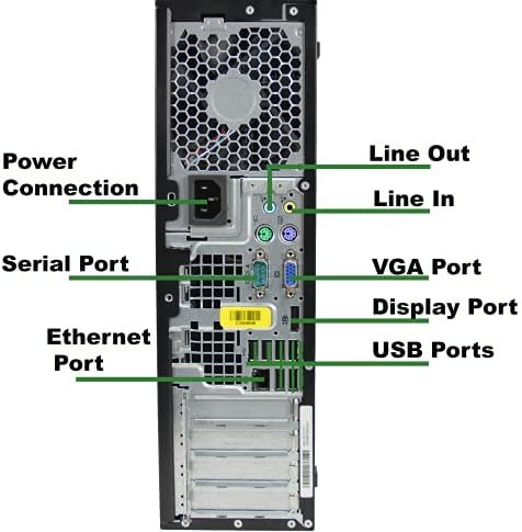 HP Elite SFF Desktop Computer PC, Intel Core i7 3.4GHZ Processor, 16GB Ram, 128GB M.2 SSD + 1TB Hard Drive, WiFi & Bluetooth, Wireless keyboard And Mouse, 19 Inch FHD LED Monitor, Windows 10 (Renewed) - Image 3
