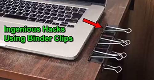 Extra Large Binder Clips (36 Pack) 2 Inch, Big Paper Clamps for Office Supplies, Black - Image 3