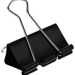 Extra Large Binder Clips (36 Pack) 2 Inch, Big Paper Clamps for Office Supplies, Black Extra Large Binder Clips (36 Pack) 2 Inch, Big Paper Clamps for Office Supplies, Black