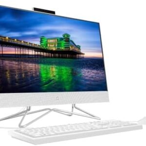 HP C0029 All in One Computer Desktop PC FHD 1920 x 1080, AMD Dual Core A6-9225 Processor, 8GB Ram DDR4 and 1TB Hard Drive, Webcam, Keyboard and Mouse (Renewed)