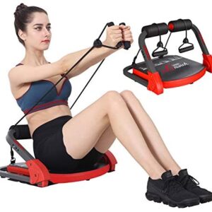 MBB Ab Crunch Machine,Exercise Equipment for Home Gym Equipment for Strength Training with Resistance Bands, Abs and Total Body Workout,Sole Brand and Patent Owner