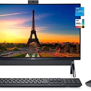 2021 Dell Inspiron 27 7700 All-in-One Desktop, 27" FHD IPS Display, Intel Core i5-1135G7, 32GB DDR4 RAM, 512GB PCIe SSD + 1TB HDD, HDMI, Pop-up Webcam, Wireless Keyboard&Mouse, Win 10 Home