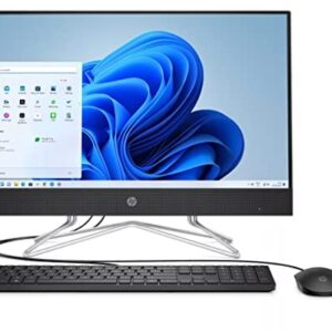 2022 HP Newest All-in-One Desktop Computer, 27'' Full HD Display, AMD Ryzen 5 5500U Processor, 32GB RAM, 1TB SSD + 1TB HDD, Wi-Fi, HDMI, Webcam, Bluetooth, Windows 11 Home, Black