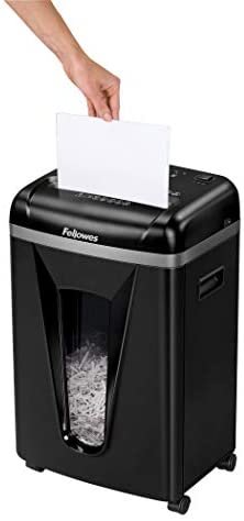 Fellowes 450M 9-Sheet Micro-Cut Paper and Credit Card Shredder with SilentShred (4074001), Black - Image 3