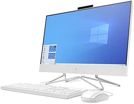 HP Premium 24 All-in-One Desktop Computer 23.8" FHD IPS Touchscreen (72% NTSC) AMD Athlon Gold 3150U (> i5-7200U) 8GB DDR4 512GB SSD AMD Radeon Graphics DVD Webcam Win10 Pro White + HDMI Cable - Image 3