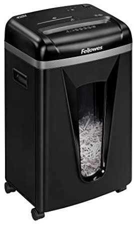 Fellowes 450M 9-Sheet Micro-Cut Paper and Credit Card Shredder with SilentShred (4074001), Black - Image 8