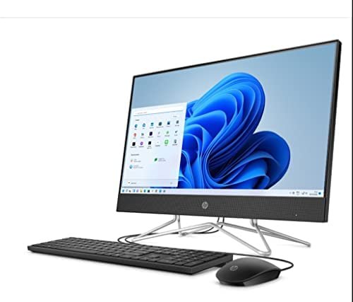 2022 HP Newest All-in-One Desktop Computer, 27'' Full HD Display, AMD Ryzen 5 5500U Processor, 32GB RAM, 1TB SSD + 1TB HDD, Wi-Fi, HDMI, Webcam, Bluetooth, Windows 11 Home, Black - Image 2