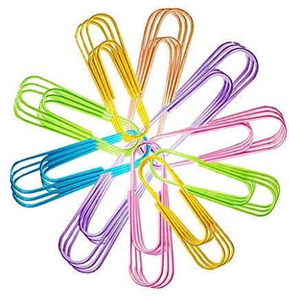 Kbraveo 60 Pack 4 inches Multicolored Extra Large Paper Clips Giant Paper Clip Paper Clips Holder for Office Supply,6 Colors - Image 4