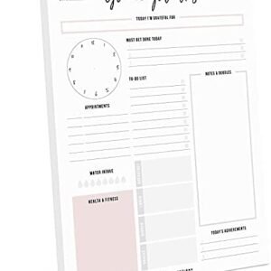 Bliss Collections Weekly Planner, You’ve Got This, Undated Tear-Off Sheets Notepad Includes Calendar, Organizer, Scheduler for Goals, Tasks, Ideas, Notes and To Do Lists, 8.5″x11″ (50 Sheets)
