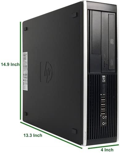 HP Elite SFF Desktop Computer PC, Intel Core i7 3.4GHZ Processor, 16GB Ram, 512GB M.2 SSD, WiFi & Bluetooth, Wireless Keyboard and Mouse, 22 Inch FHD LED Monitor, Windows 10 (Renewed) - Image 4