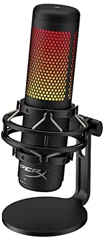HyperX QuadCast S – RGB USB Condenser Microphone for PC, PS4, PS5 and Mac, Anti-Vibration Shock Mount, 4 Polar Patterns, Pop Filter, Gain Control, Gaming, Streaming, Podcasts, Twitch, YouTube, Discord - Image 4