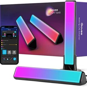 Govee Smart Light Bars, RGBICWW Smart LED Lights with 12 Scene Modes and Music Modes, Bluetooth Color Light Bar for Entertainment, PC, TV, Room Decoration (Doesn't Support WiFi or Alexa)