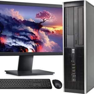 HP Elite 6300 Desktop Computer PC, Intel Core i7 Processor, 16GB Ram, 128GB M.2 SSD + 1TB Hard Drive, WiFi & Bluetooth, Wireless Keyboard and Mouse, 22 Inch FHD LED Monitor, Windows 10 (Renewed)