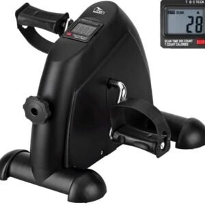 Mini Exercise Bike, Uten Under Desk Bike Pedal Exerciser, Peddler Exerciser, Portable Foot Cycle Arm & Leg Peddler Machine with LCD Screen Displays Mini Exercise Bike, Uten Under Desk Bike Pedal Exerciser, Peddler Exerciser, Portable Foot Cycle Arm & Leg Peddler Machine with LCD Screen Displays