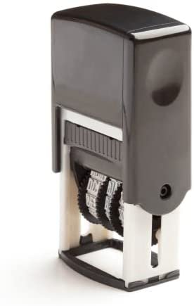 Self Inking Rubber Stamp, Phrase with Date, Refillable Office Supply Business Stamps (Completed) - Image 7