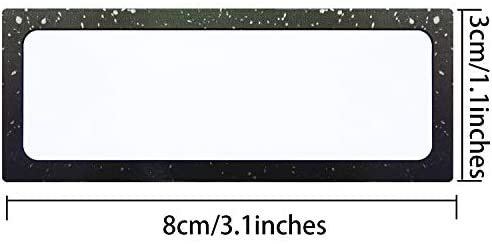 Elcoho 50 Pieces Magnetic Dry Erase Labels Whiteboard Magnetic Name Plates Dry Erase Magnets Label Stickers for School Office Supplies, 10 Gradient Colors - Image 2