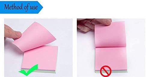 ZCHING Sticky Notes Self-Sticky Notes,100 Sheets/Pad, 10Pads/Pack in Box,Easy to Post for School, Business, Family,Great Office Supplies (Butterfly Shape) - Image 7