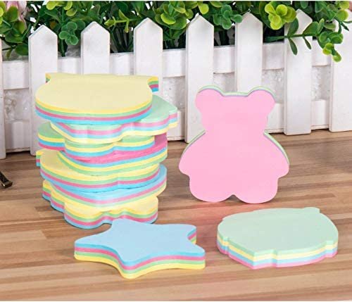 ZCHING Sticky Notes Self-Sticky Notes,100 Sheets/Pad, 10Pads/Pack in Box,Easy to Post for School, Business, Family,Great Office Supplies (Butterfly Shape) - Image 4