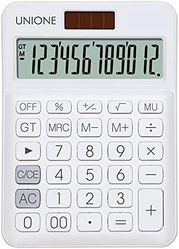 UNIONE Pink Calculator with a Bright LCD, Dual Power Handheld Desktop. Business, Office, High School - Image 6