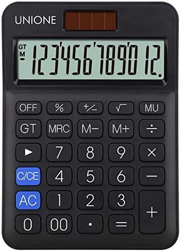 UNIONE Pink Calculator with a Bright LCD, Dual Power Handheld Desktop. Business, Office, High School - Image 7