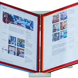 DURABLE Desktop Reference System, 10 Double-Sided Panels, Letter-Size, Assorted Colors, INSTAVIEW Design (561200) DURABLE Desktop Reference System, 10 Double-Sided Panels, Letter-Size, Assorted Colors, INSTAVIEW Design (561200)